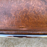 Charles Pollock leather armchair for Knoll