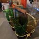 Service orangeade verre de couleur