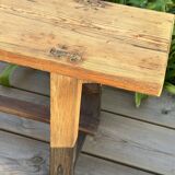 Large antique solid wood bench – 2.40 m