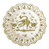 Decorative plate, Martres-Tolosane earthenware