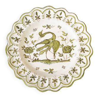 Decorative plate, Martres-Tolosane earthenware