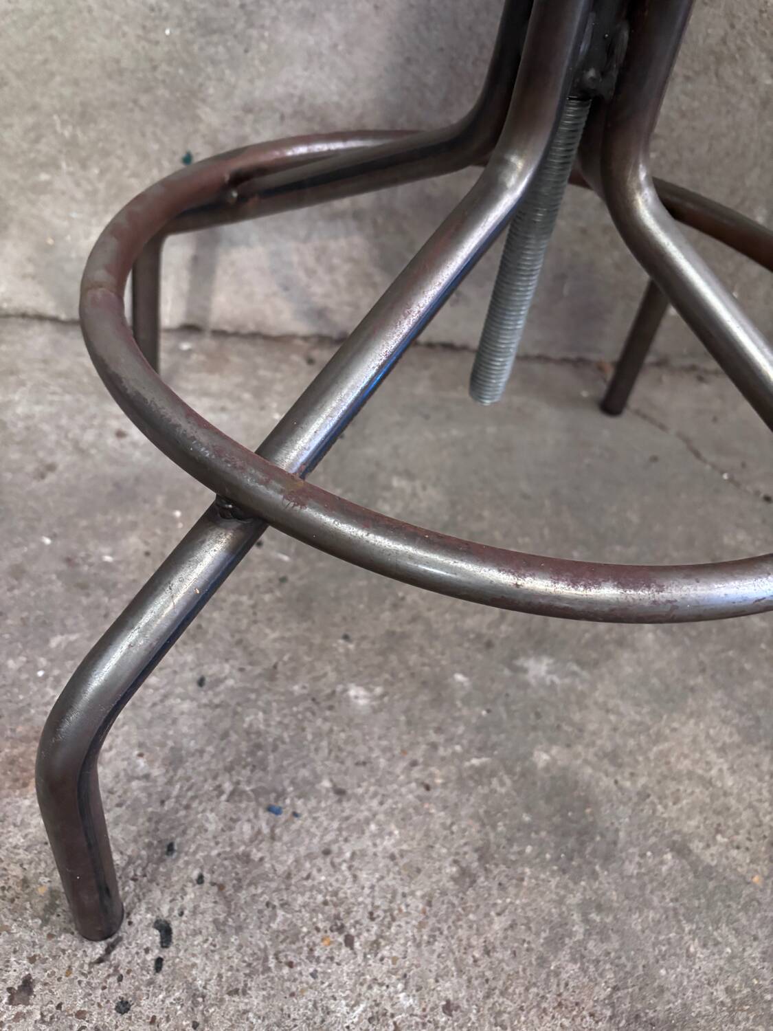 Authentic workshop chair modernised