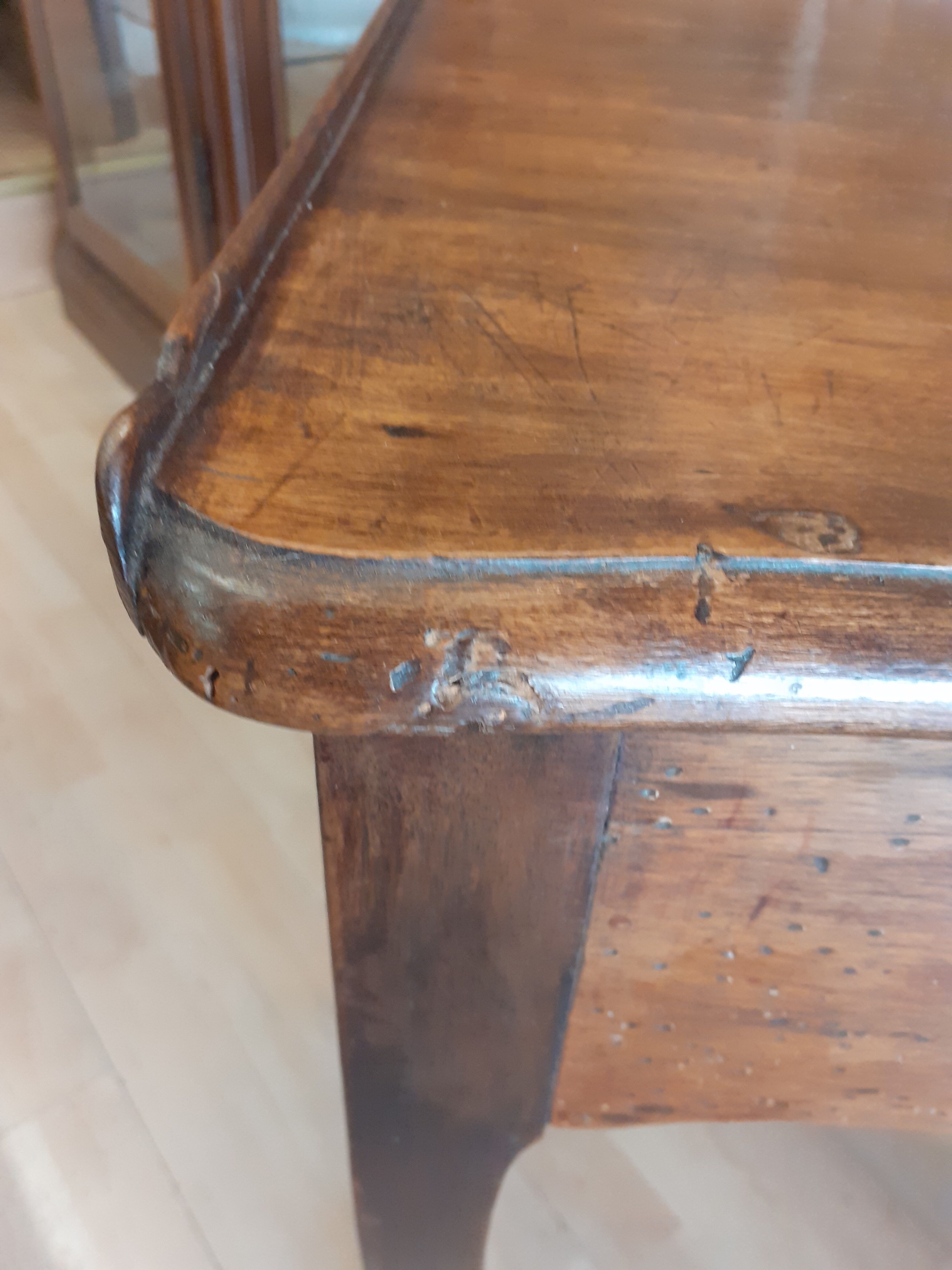 Table Louis XV walnut 19th