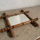 Miroir faux bambou années 40
