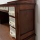 20th century natural wood kitchen spice rack