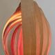 Rare Midcentury Wooden Pendant in style of Hans-Agne Jakobsson, Sweden, 1960s