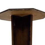 Art Deco side table plant table set of two design oak