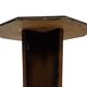 Table d'appoint Art Déco, ensemble de deux tables de plante en chêne.