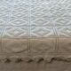 White crochet bed cover
