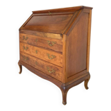 Antique Italian secrétaire in solid walnut, 1920s/1930s.