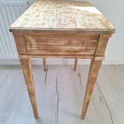 Bureau / Table d'appoint / Console en bois massif de style Louis-Philippe