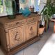 Buffet ancien sculpté et sablé
