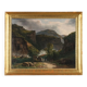 Ancient painting signed G. Canella, historical subject, around 1840.