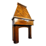 Renaissance style fireplace in solid oak circa 1850