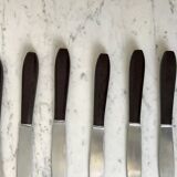 6 bakelite knives 60s-70s