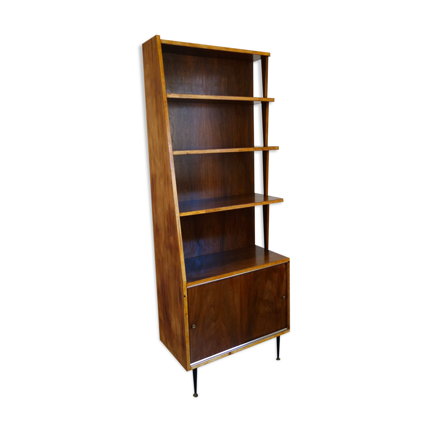 Vintage asymmetrical bookcase