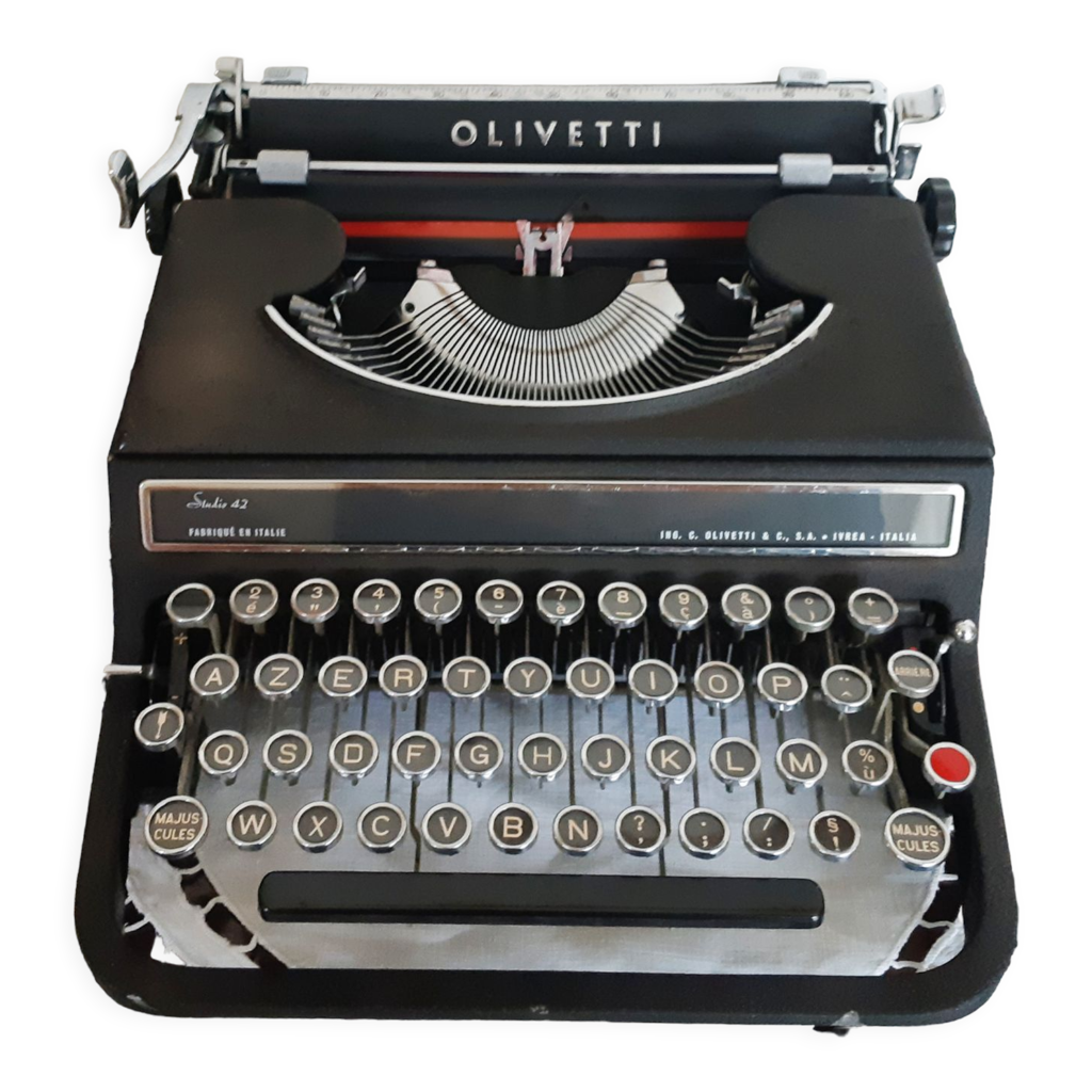 4 Rubans Machine à Écrire GR4 Nylon Noir - Compatibles Olivetti Et Modèles Standards