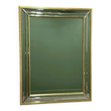 Large Deknudt gilt and bevelled mirror, Belgium, 1980s