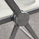 Ensemble de quatre chaises pliantes en lucite Plia, Giancarlo Piretti pour Castelli