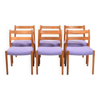 Niels O. Møller Chairs Mod.84 / New Upholstered