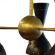 Italian chandelier 3 arms black