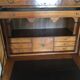 Napoleon III period secretary for wood and marble