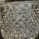 Carafe / decanter jug in moulded glass and silver-plated metal – Silver Pl