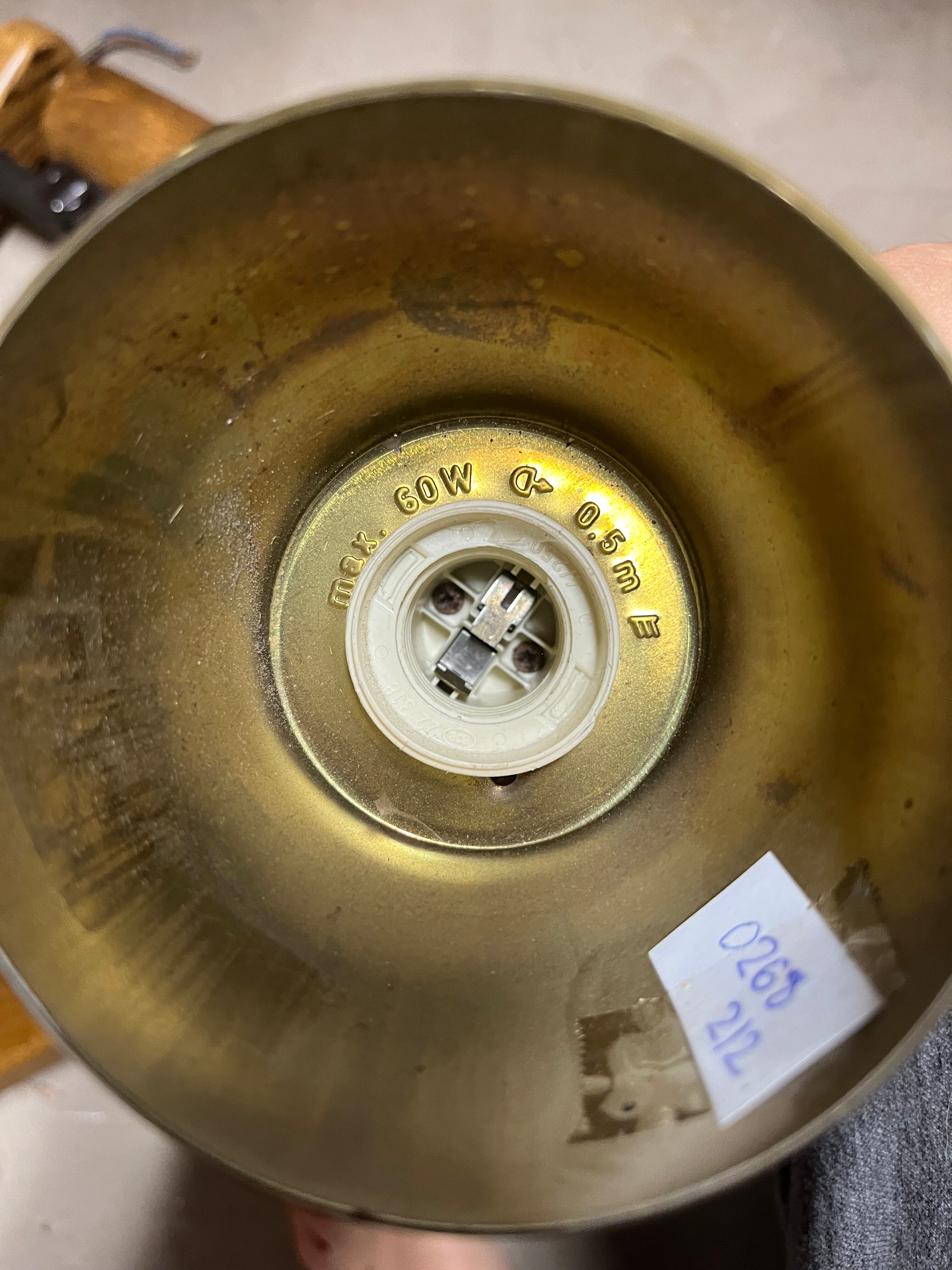 Brass wood spotlights