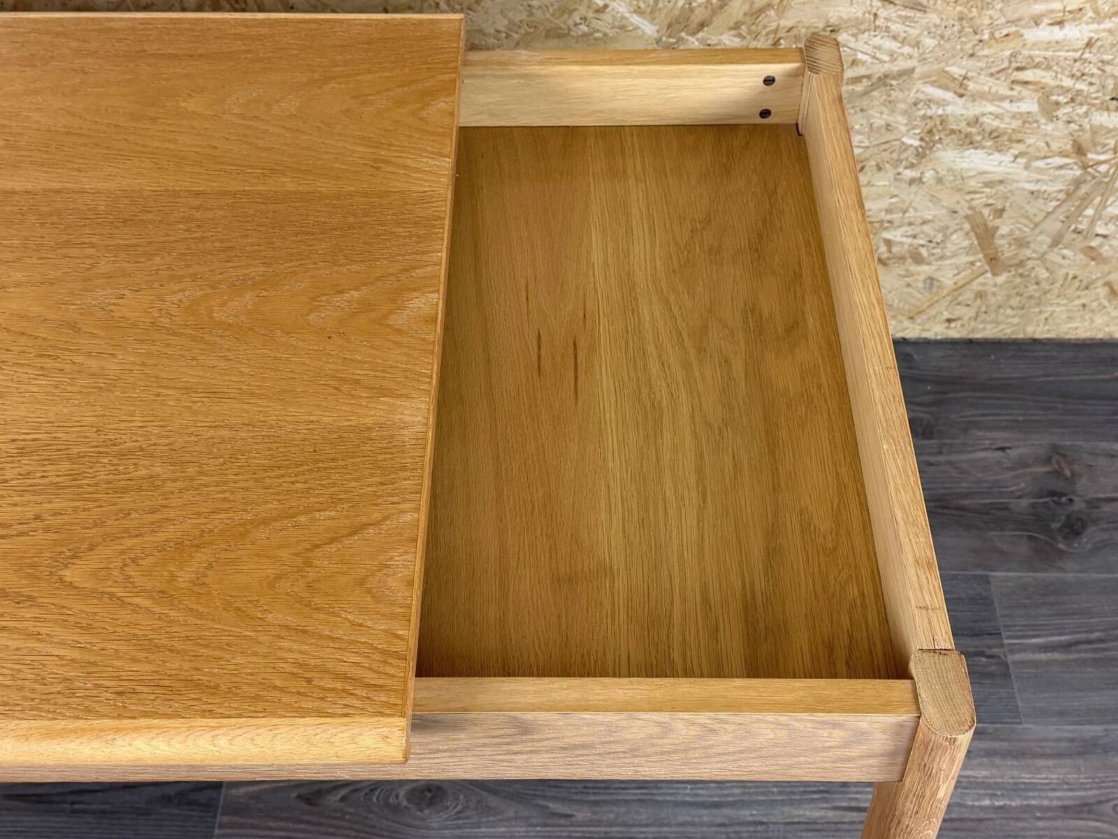 1960s 1970s Oak Writing Desk Sliding Top by Peter Løvig Nielsen for Løvig