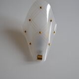 50s Arlus wall light in Perspex and brass