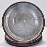 7 Vintage ceramic plates Norbert Pierlot Ratilly La borne