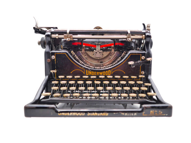 Machine à écrire Underwood 5 révisée ruban neuf noir 1908