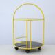 Post-modern rolling trolley by Rodney Kinsman Bieffeplast circa 1980
