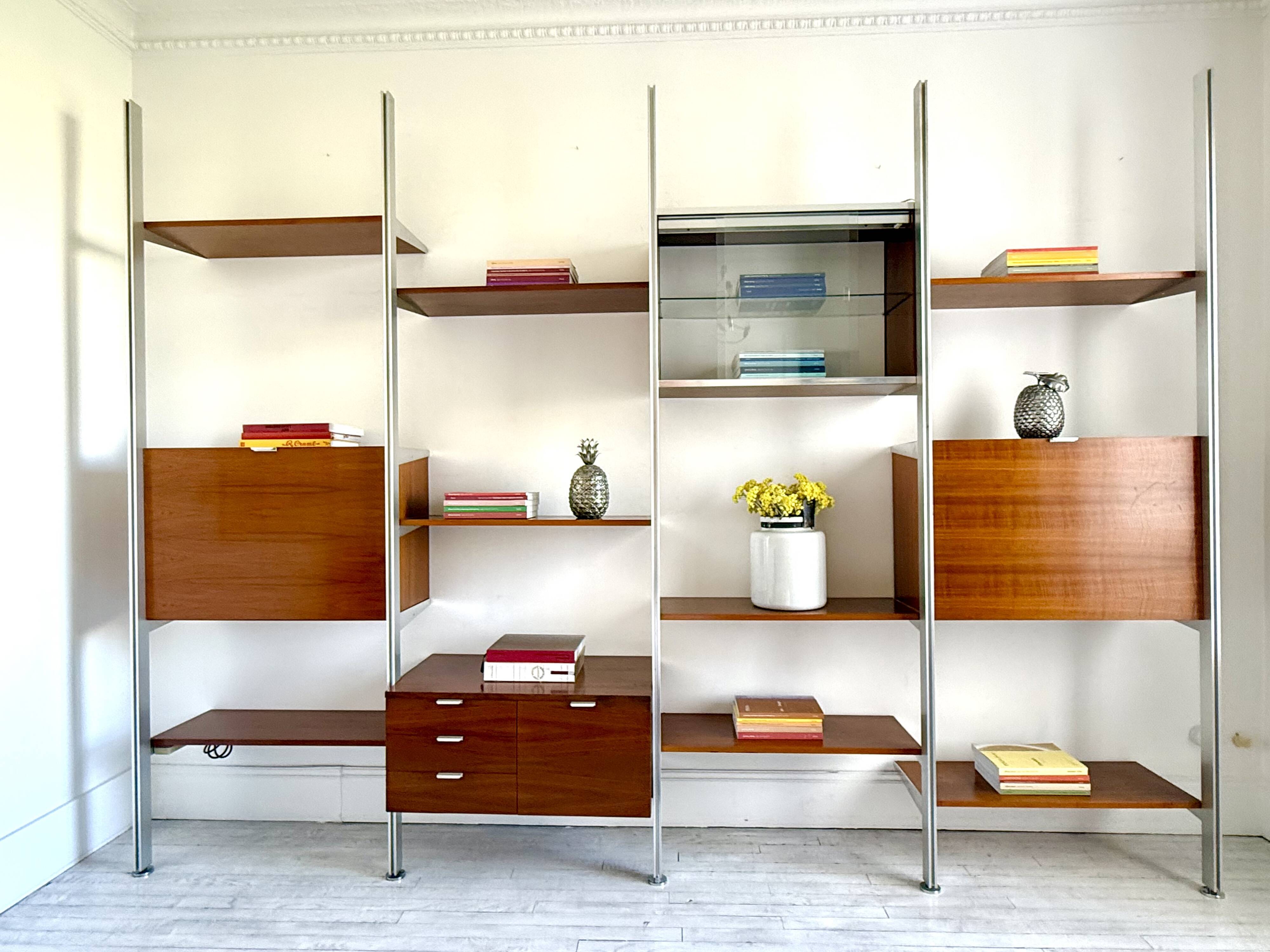 Modular floor library CSS George Nelson by Mobilier International