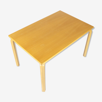 Birch dining table 80s