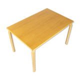 Birch dining table 80s