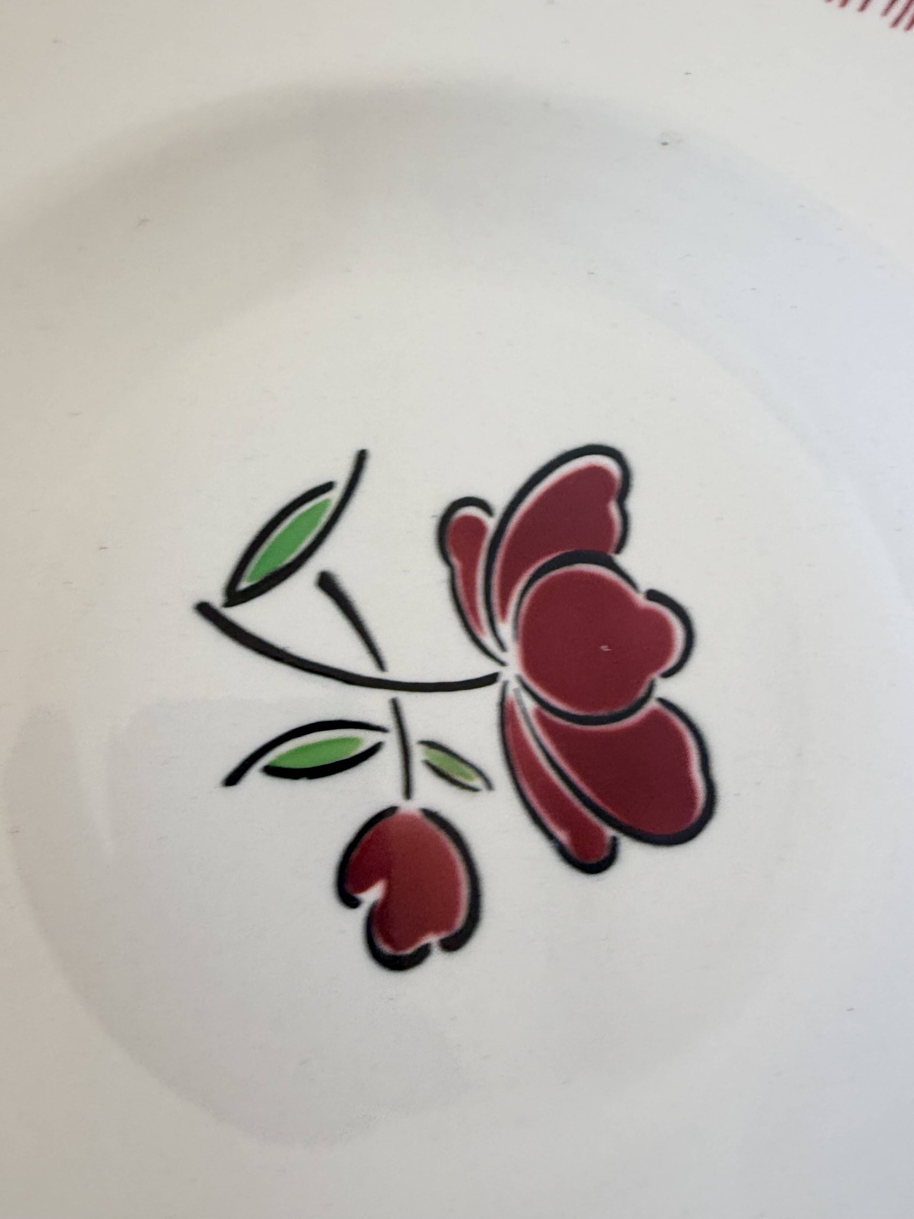 6 deep plates Badonviller 200851