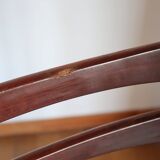 6 Scandinavian chairs skaï white