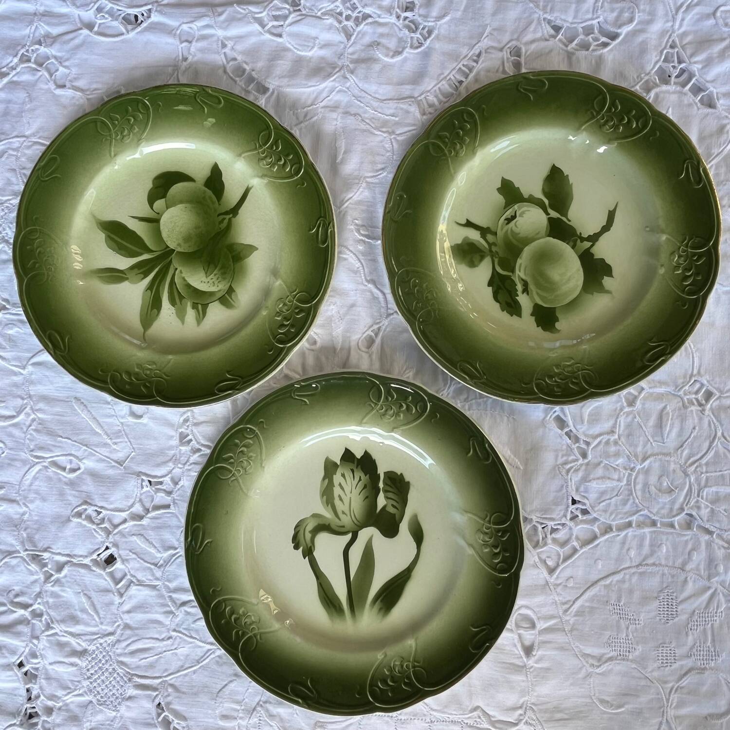 Longwy dessert plates