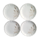 Set of 4 plates with Bavaria wheat ear desserts