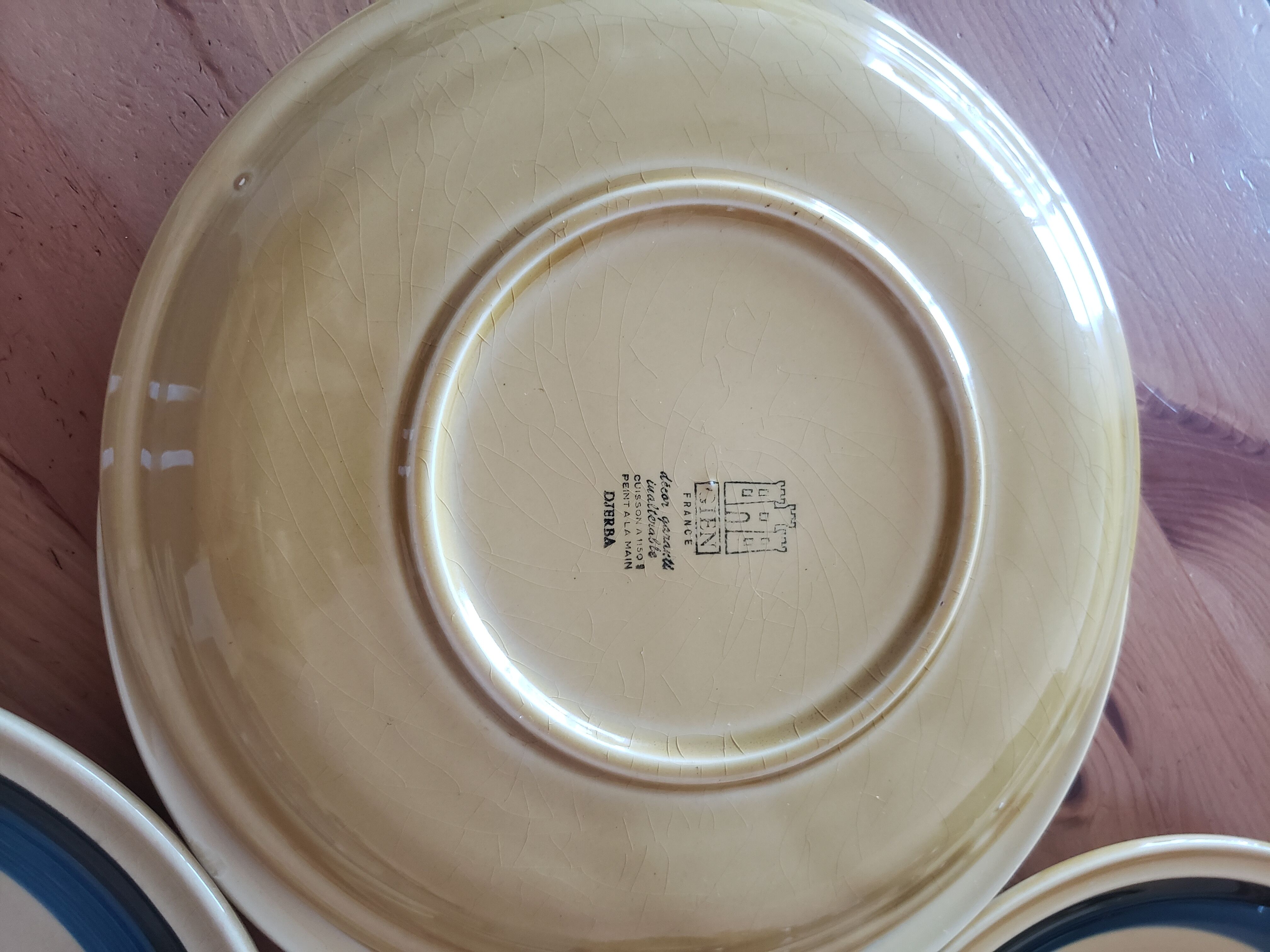 Vintage Djerba Gien plates