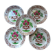 Lot de 5 assiettes faïence de Sarreguemines