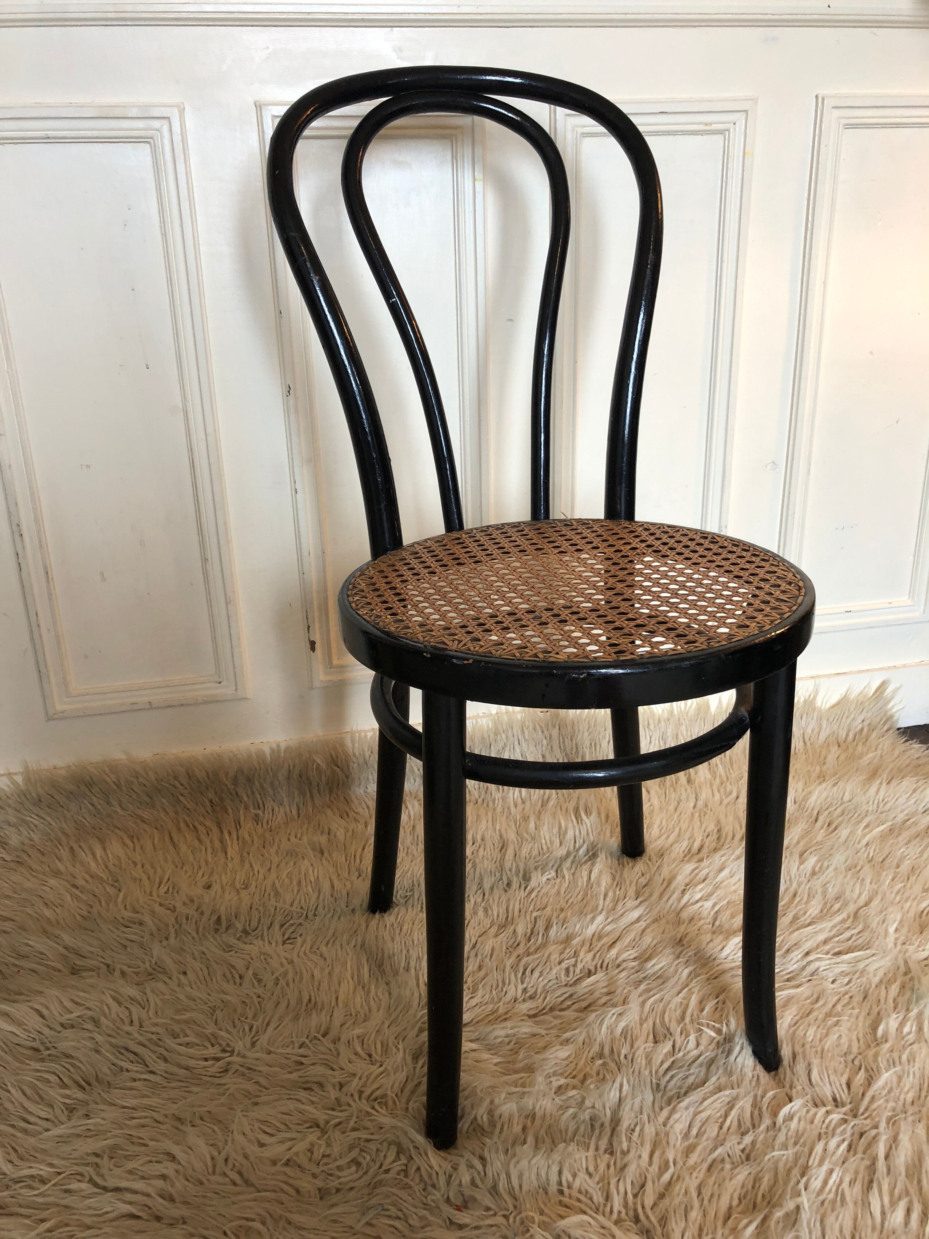Set of 2 chairs thonet cane
