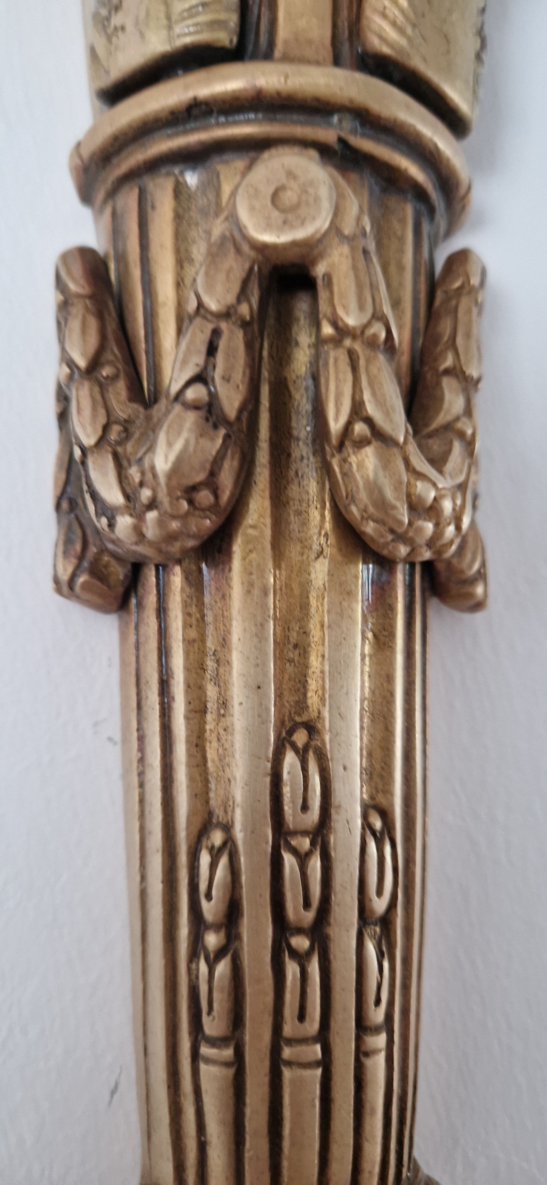 Napoleon III era bronze wall lamp