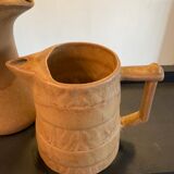 Vintage stoneware jug duo