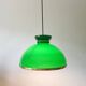 Green opaline pendant light