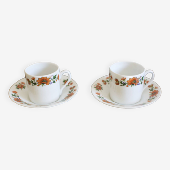 2 tasses à café Porcelaine Limoges