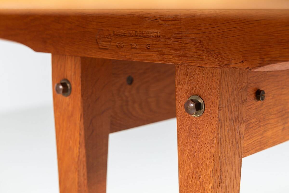 Borge Mogensen C18 Shaker dining table in oak, FDB Mobler, Denmark, 1947