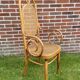 Sculptural bendwood side chair model