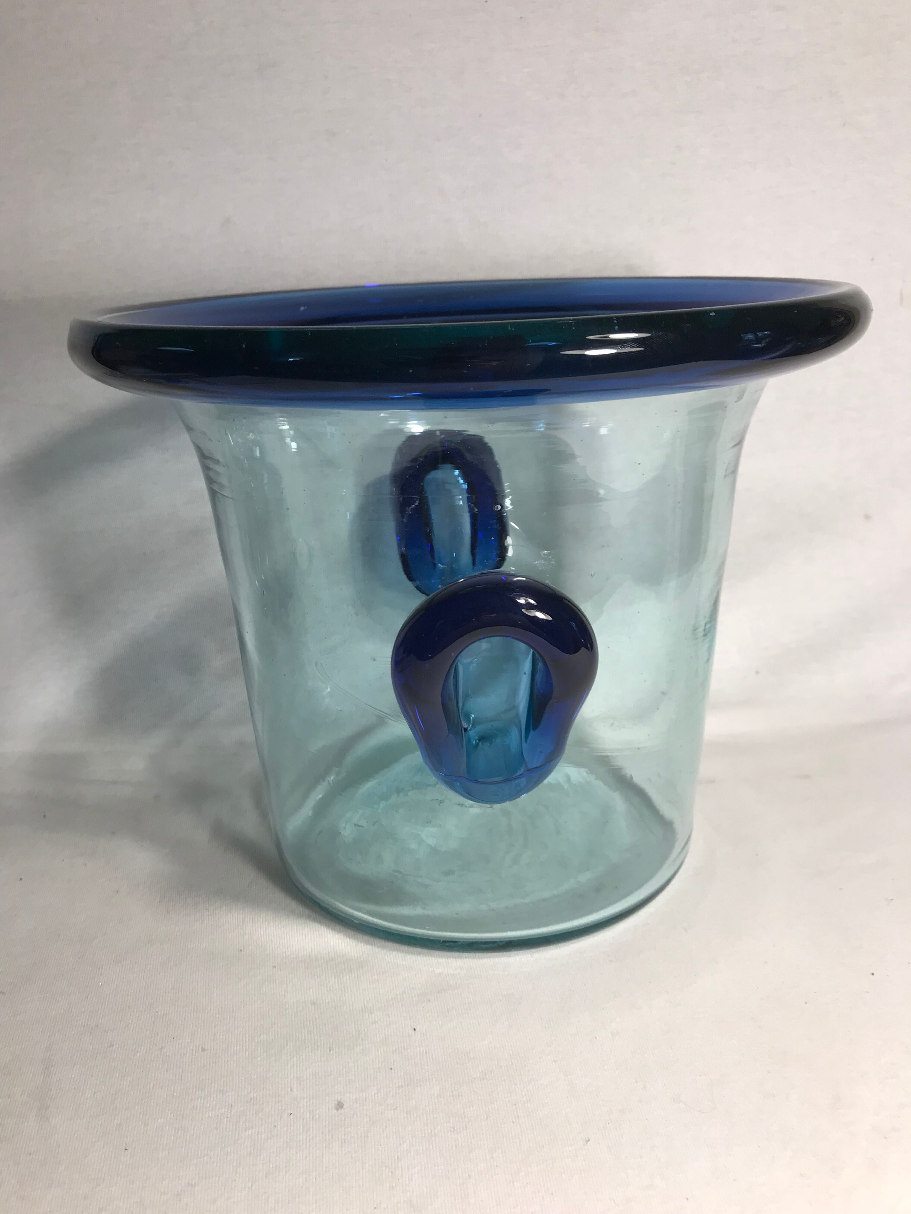 Old glass champagne seal